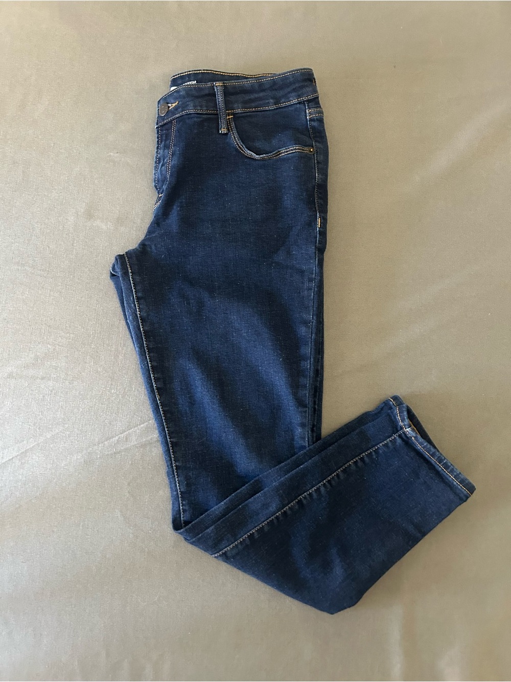 Old Navy Women’s Dark Blue Stretch Skinny Low rise Jeans